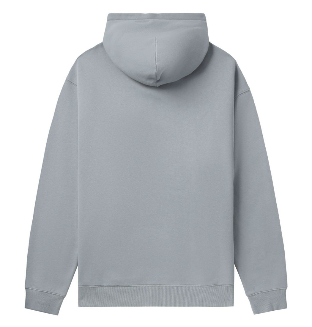 slide 2 - Printed Grey Hoodie
