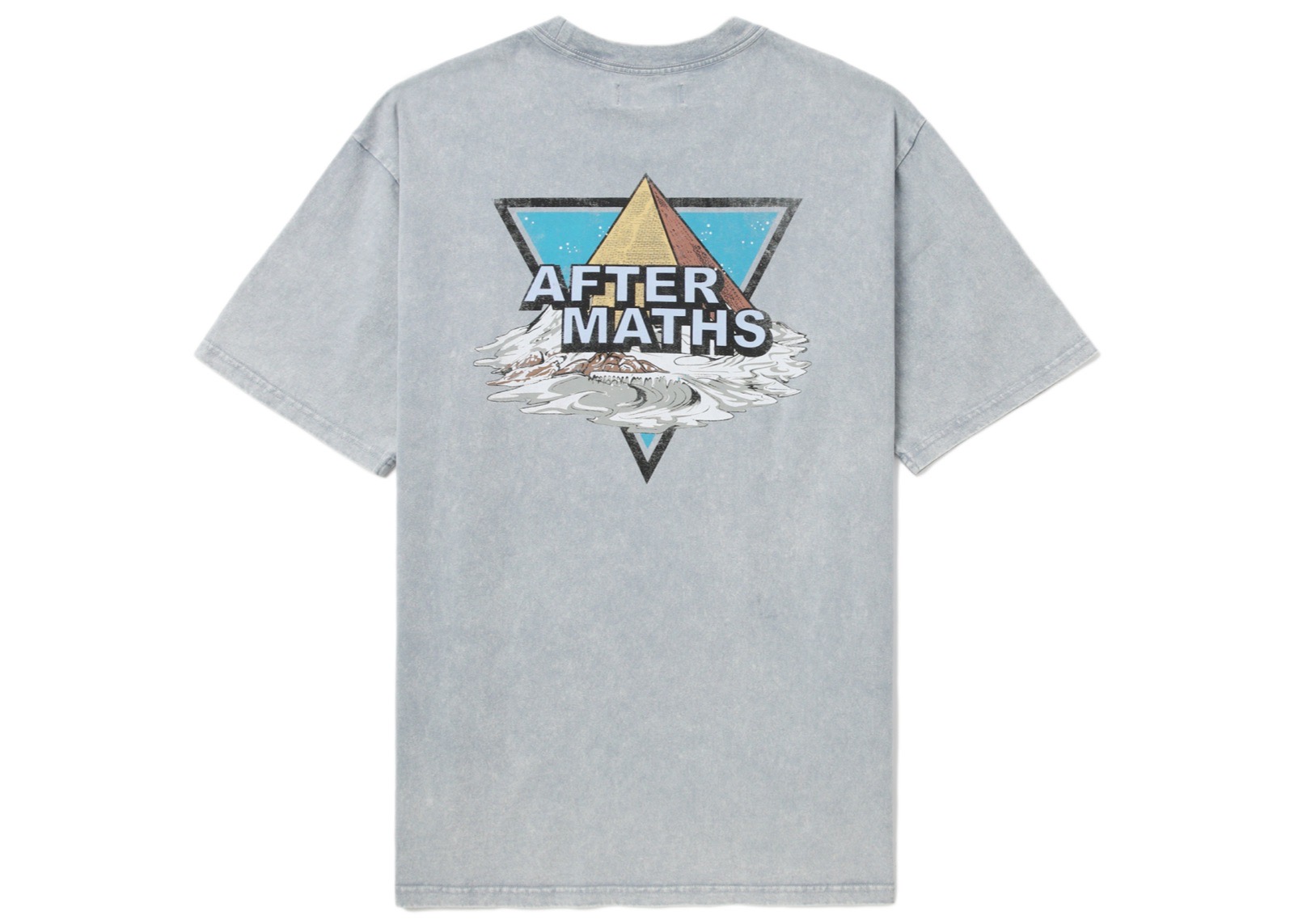 slide 1 - Pyramids Washed Grey Tee