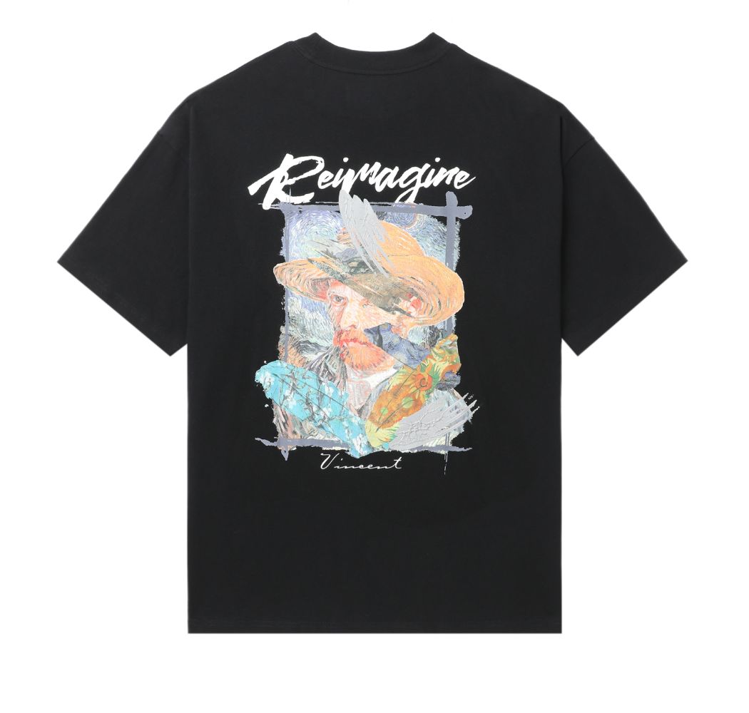 slide 1 - Reimagine Black Tee