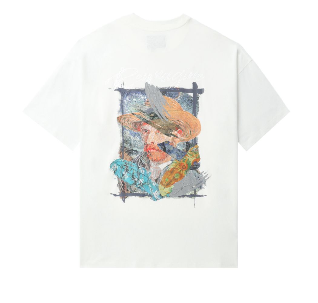 slide 1 - Reimagine White Tee