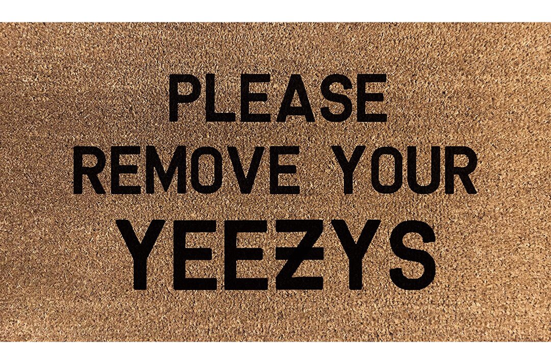 slide 1 - Remove Your Yeezys - Door Mat