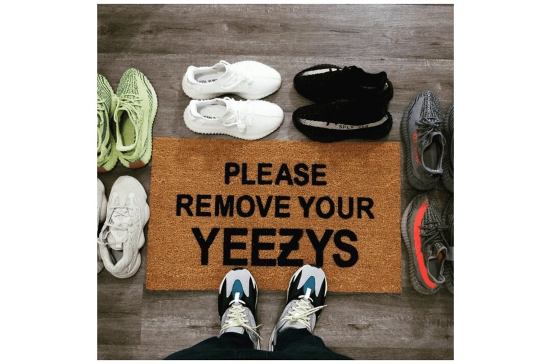 slide 2 - Remove Your Yeezys - Door Mat