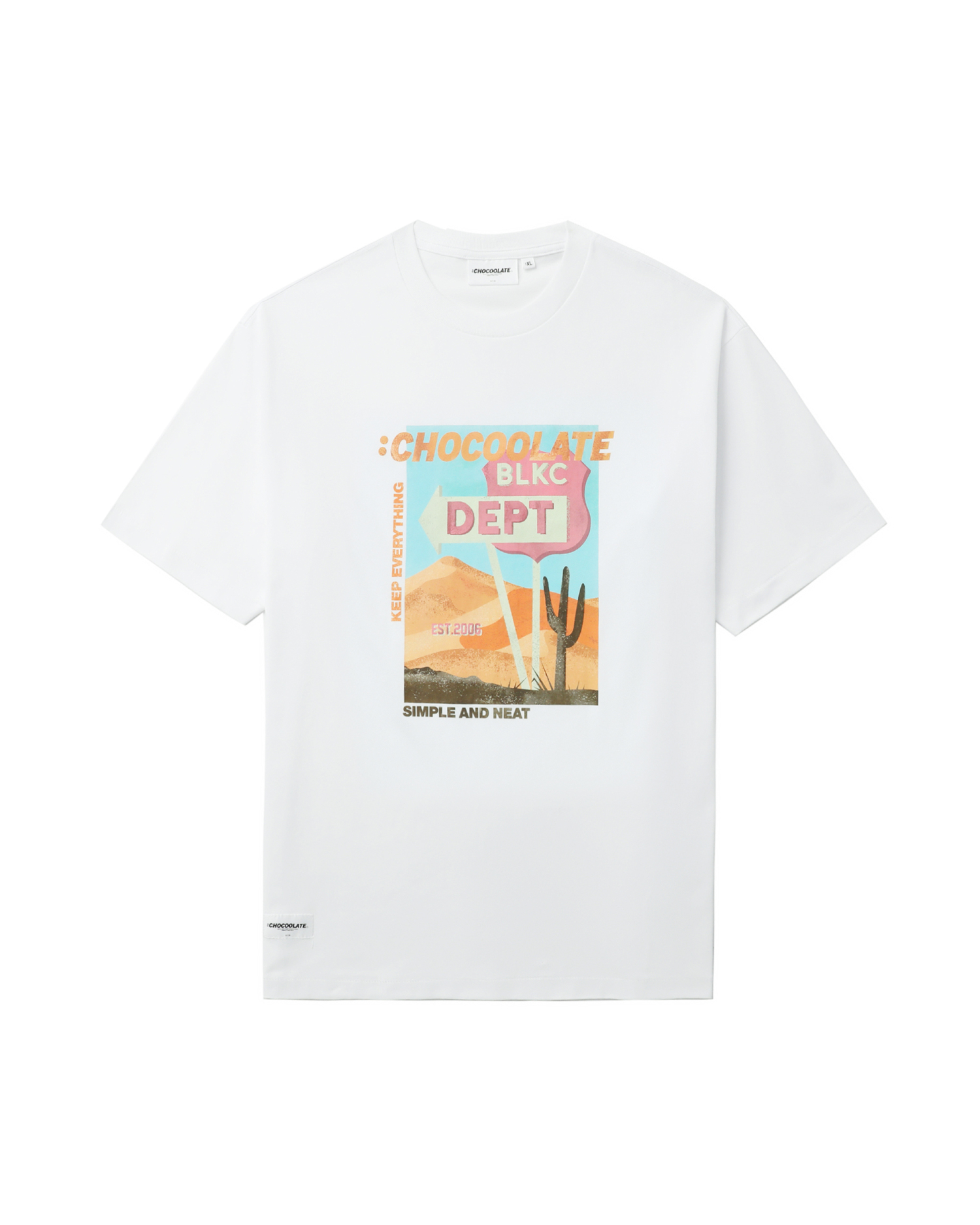 slide 1 - Simple and Neat White Tee