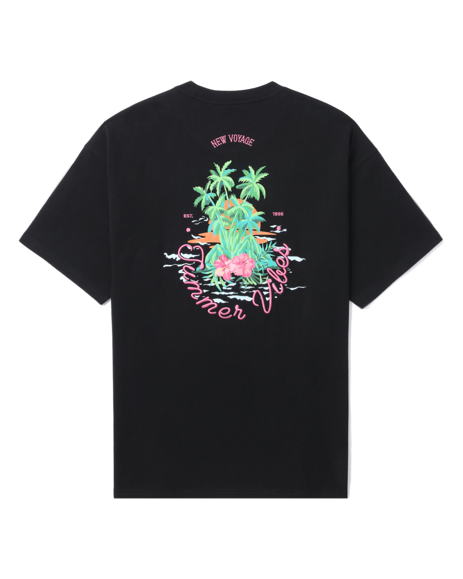 slide 1 - Summer Vibes Black Tee