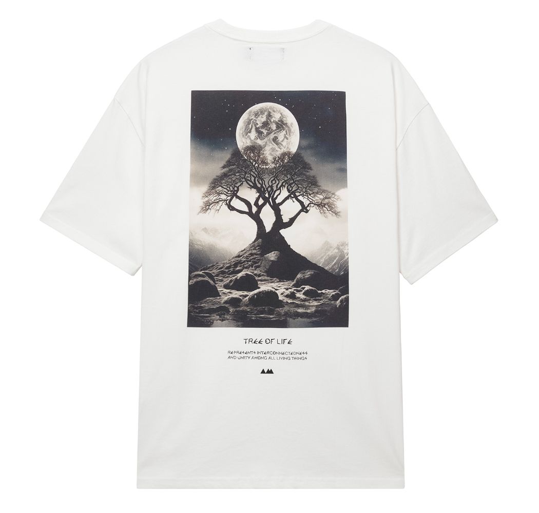 slide 1 - Tree of Life White Tee