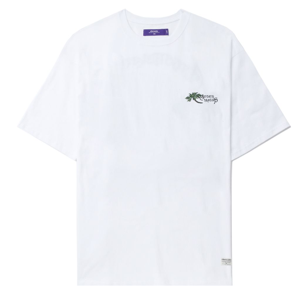 slide 2 - Tropical Design White Tee