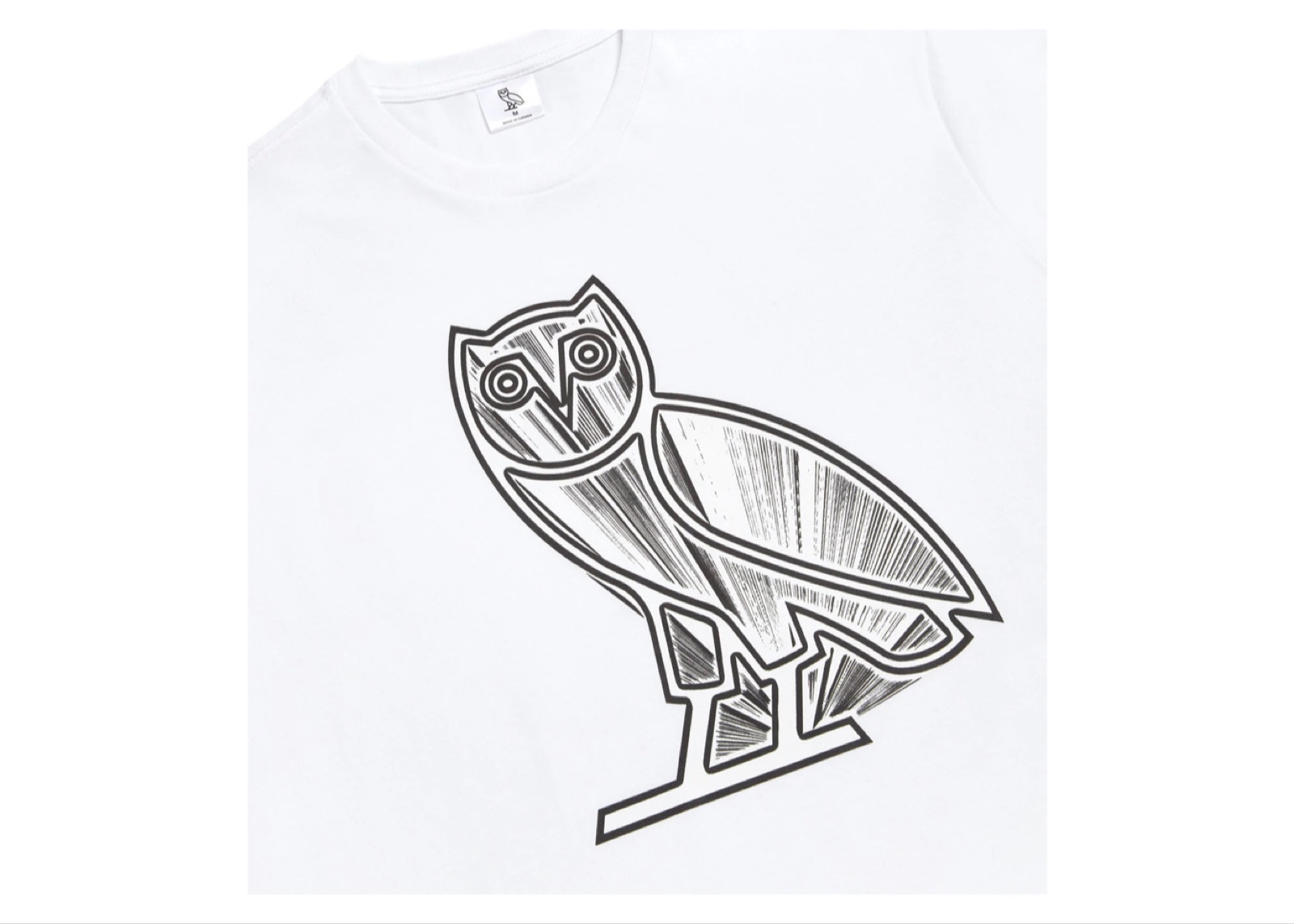slide 2 - White Metallic Owl Tee