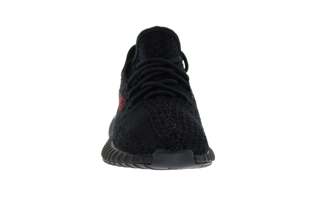slide 2 - Yeezy 350 Black Red (Infants)