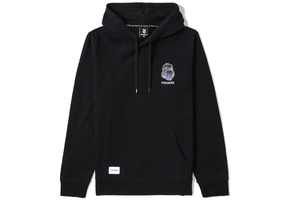 Black Logo Patch Hoodie