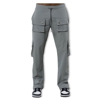 Snap Pocket Grey Cargo