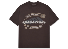 Mocha Brown Space Trails Tee
