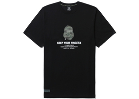 Big Foot Black Reflective Tee