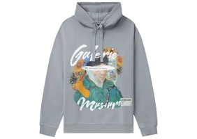 Printed Grey Hoodie