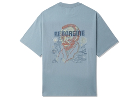 Van Gogh Embroidered Light Blue Tee