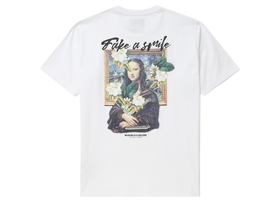 Fake a Smile White Tee