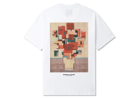 Impressionist Cubism White Tee