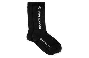 Moonface Black Socks
