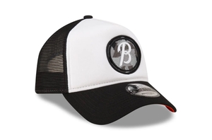 9FORTY Baltimore Orioles White Crown Trucker
