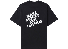 Make Money Not Friends Black Tee