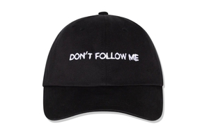Don't Follow Me Black Cap