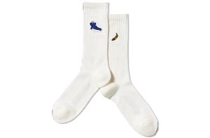 KAWS + Warhol UT BFF White Socks