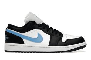Jordan 1 Low Black University Blue White (W)