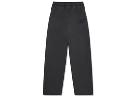 Soot Black Wide Leg Sweatpants