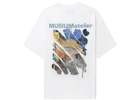 Painted White Tee