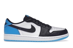 Jordan 1 Retro Low OG Black Dark Powder Blue