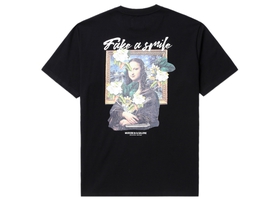 Fake a Smile Black Tee