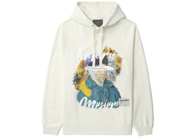 Printed Cream Hoodie
