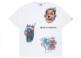 Aape x Jean-Michel Basquiat White Tee