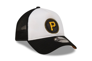 9FORTY Pittsburgh Pirates White Crown Trucker