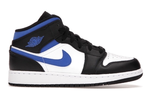 Jordan 1 Mid White Black Racer Blue (GS)