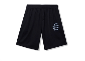 Never Made The Team Black Mesh Shorts