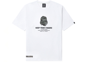 Big Foot White Reflective Tee