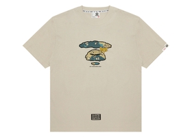 Camo Moonface Beige Tee