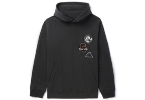 Logo Patch Dark Grey Hoodie