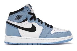 Jordan 1 Retro High White University Blue Black (GS)